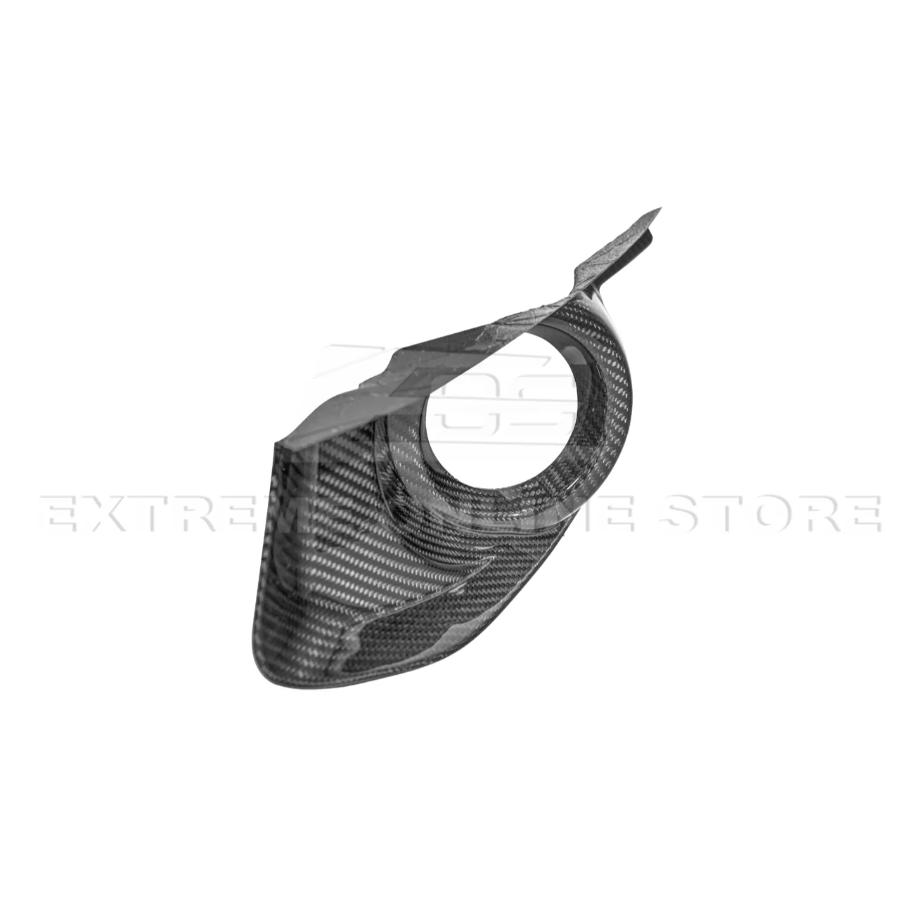 2015-17 Ford Mustang DRY CABON FIBER Front Bumper Fog Light Bezel Cover Pair - Image 14