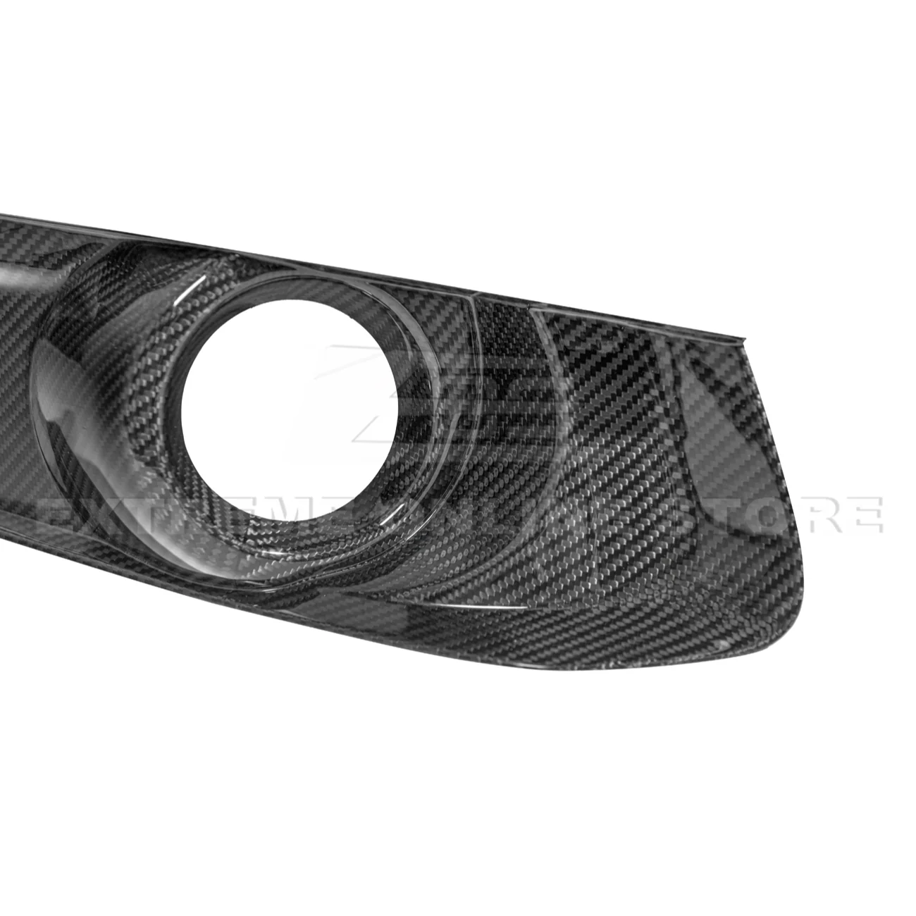 2015-17 Ford Mustang DRY CABON FIBER Front Bumper Fog Light Bezel Cover Pair - Image 16