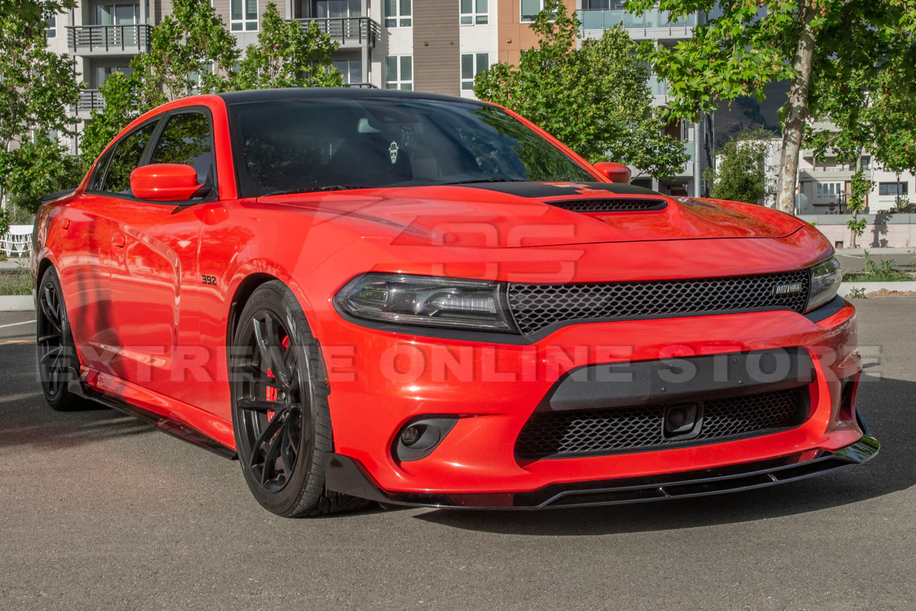 2015-Up Dodge Charger SRT Performance Front Splitter & Rocker Panel - Image 11