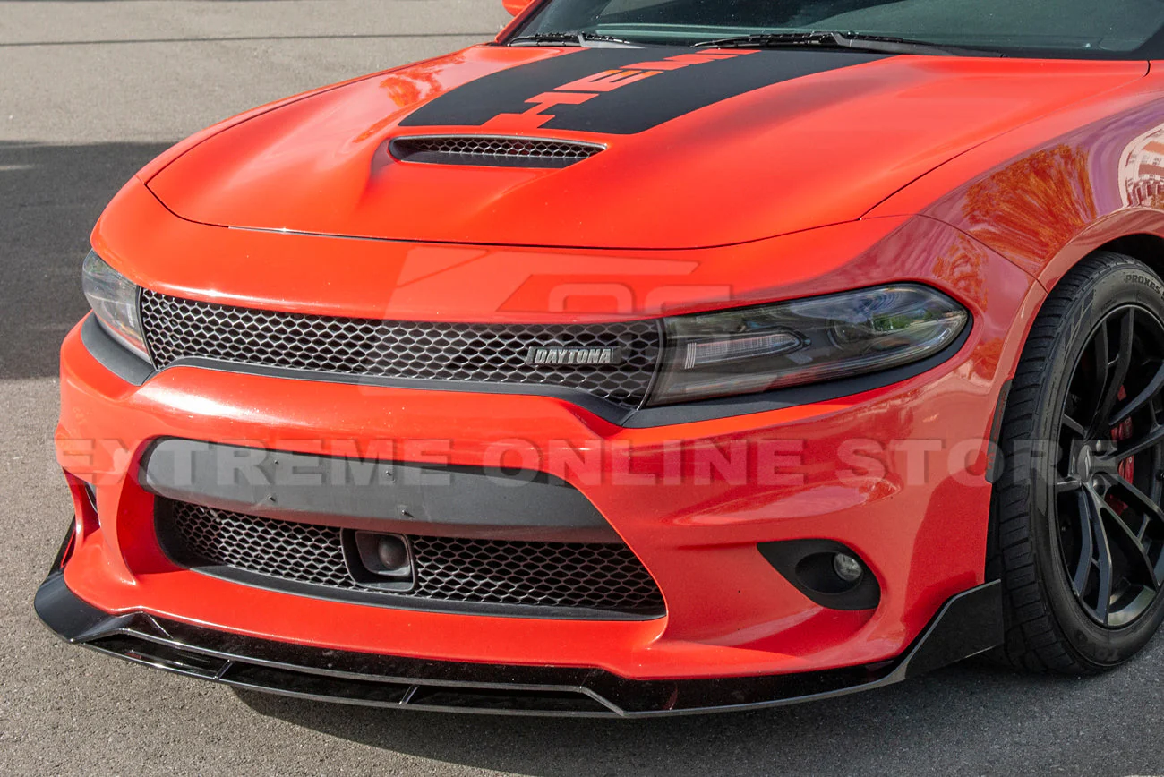 2015-Up Dodge Charger SRT Performance Front Splitter & Rocker Panel - Image 7