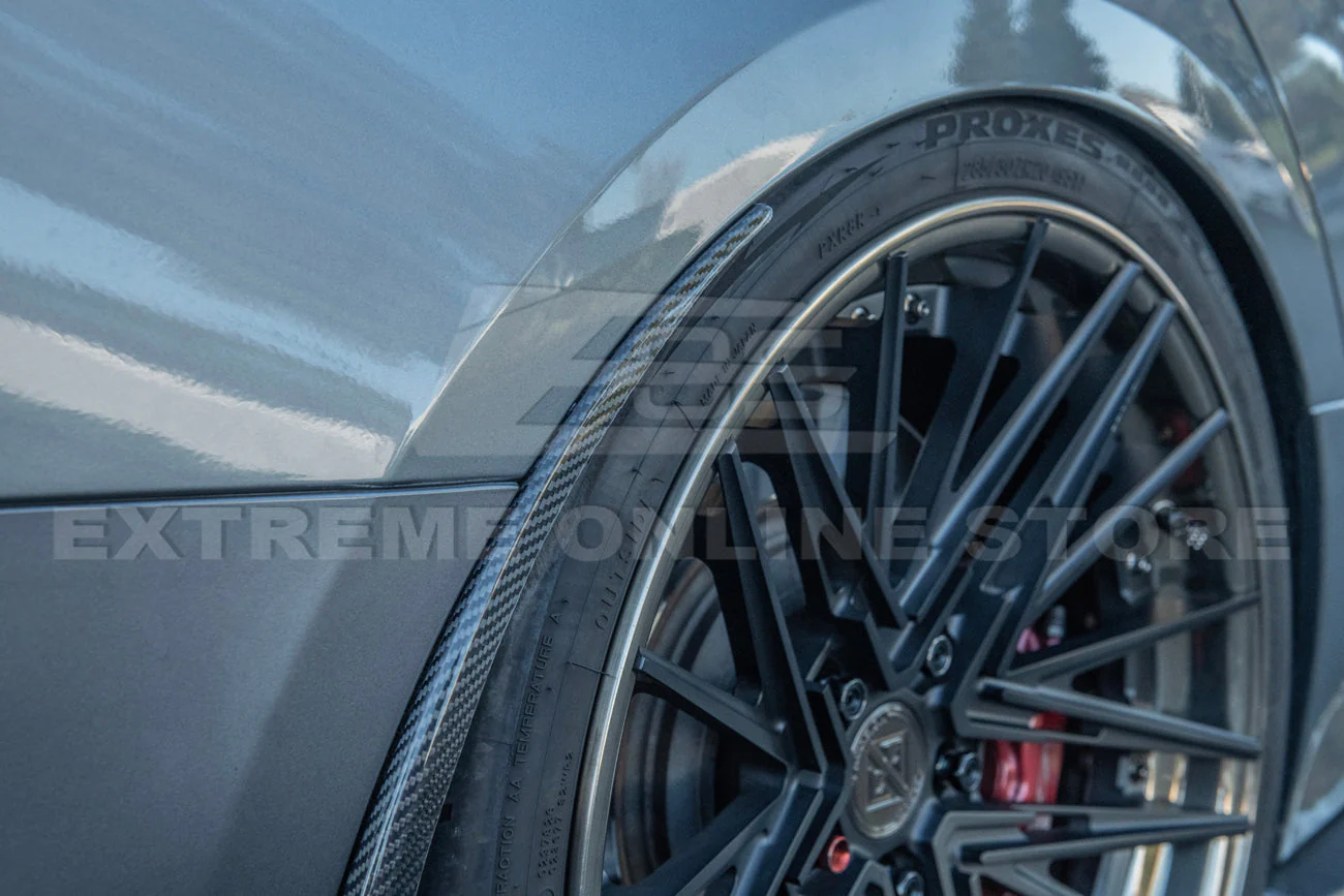 2016-19 Cadillac CTS-V Rear Mud Flaps Splash Guard - Image 3