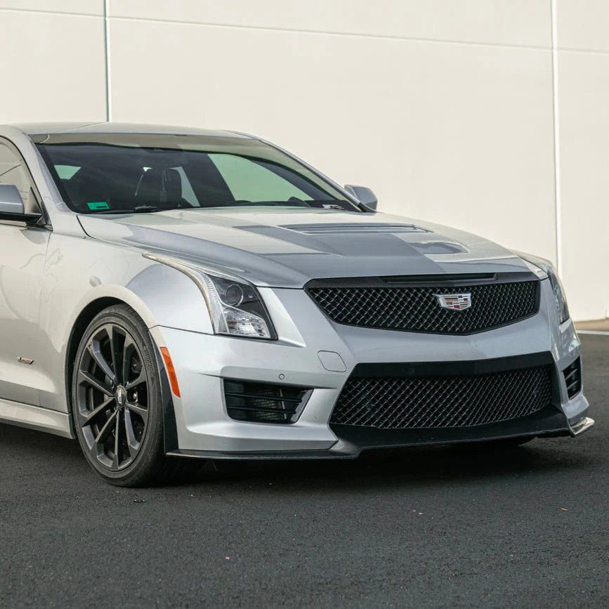 2016-19 Cadillac ATS-V Track Package Dry carbon Fiber Front Lip & Side Wheel Arch - Image 29