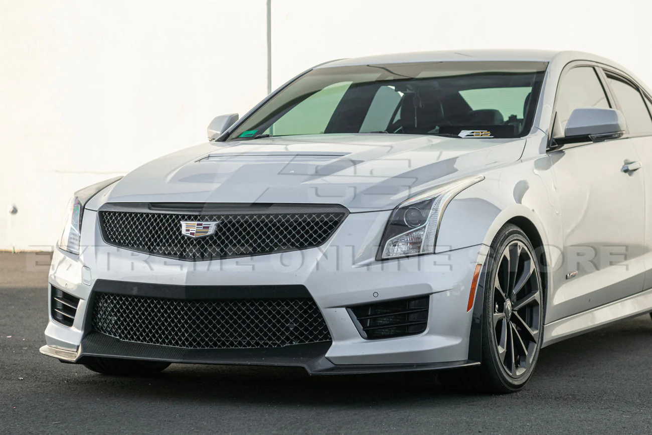 2016-19 Cadillac ATS-V Track Package Dry carbon Fiber Front Lip & Side Wheel Arch - Image 32