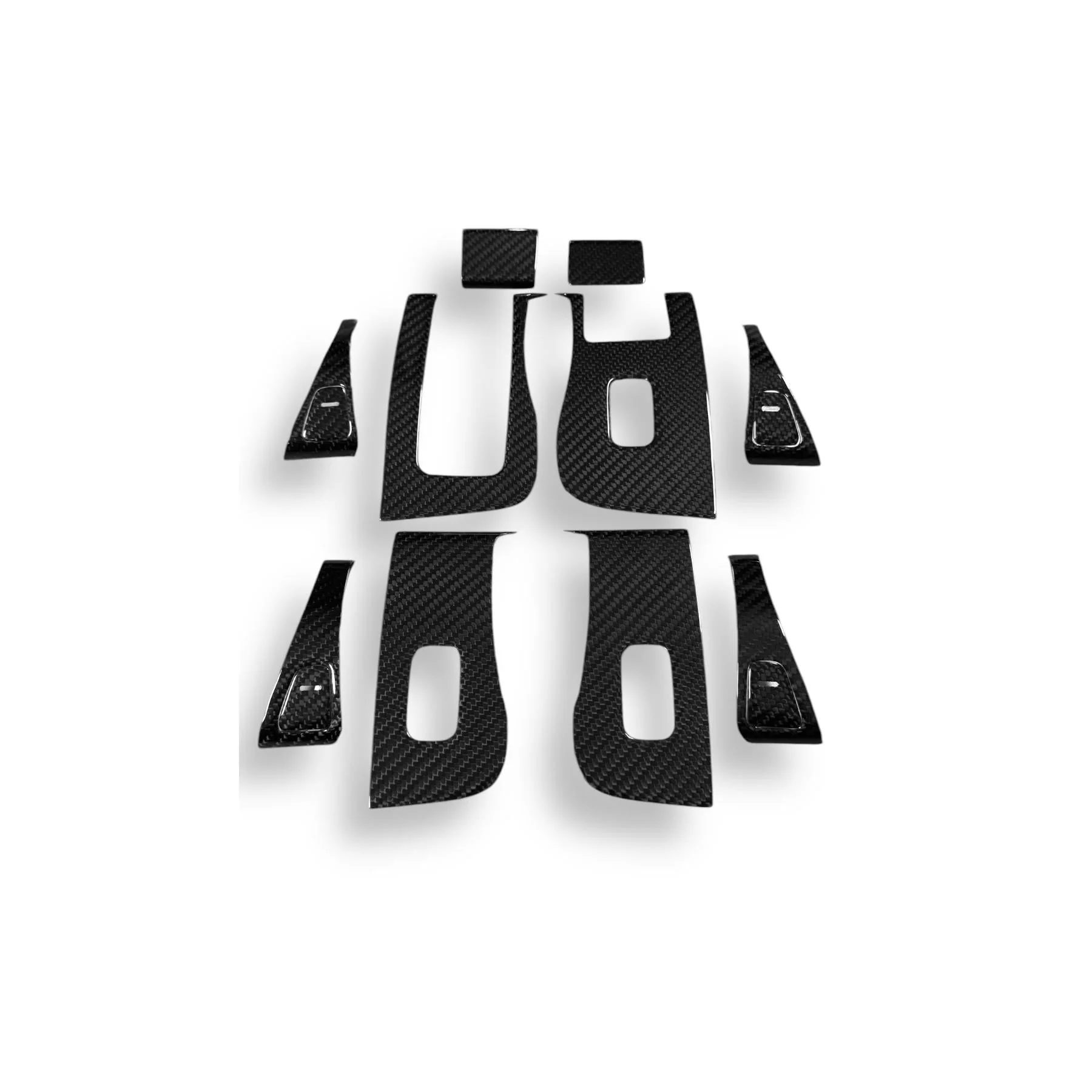 2017-2020 Model 3 Carbon Fiber Window & Door Switch Kit | Palenon Performance - Image 3