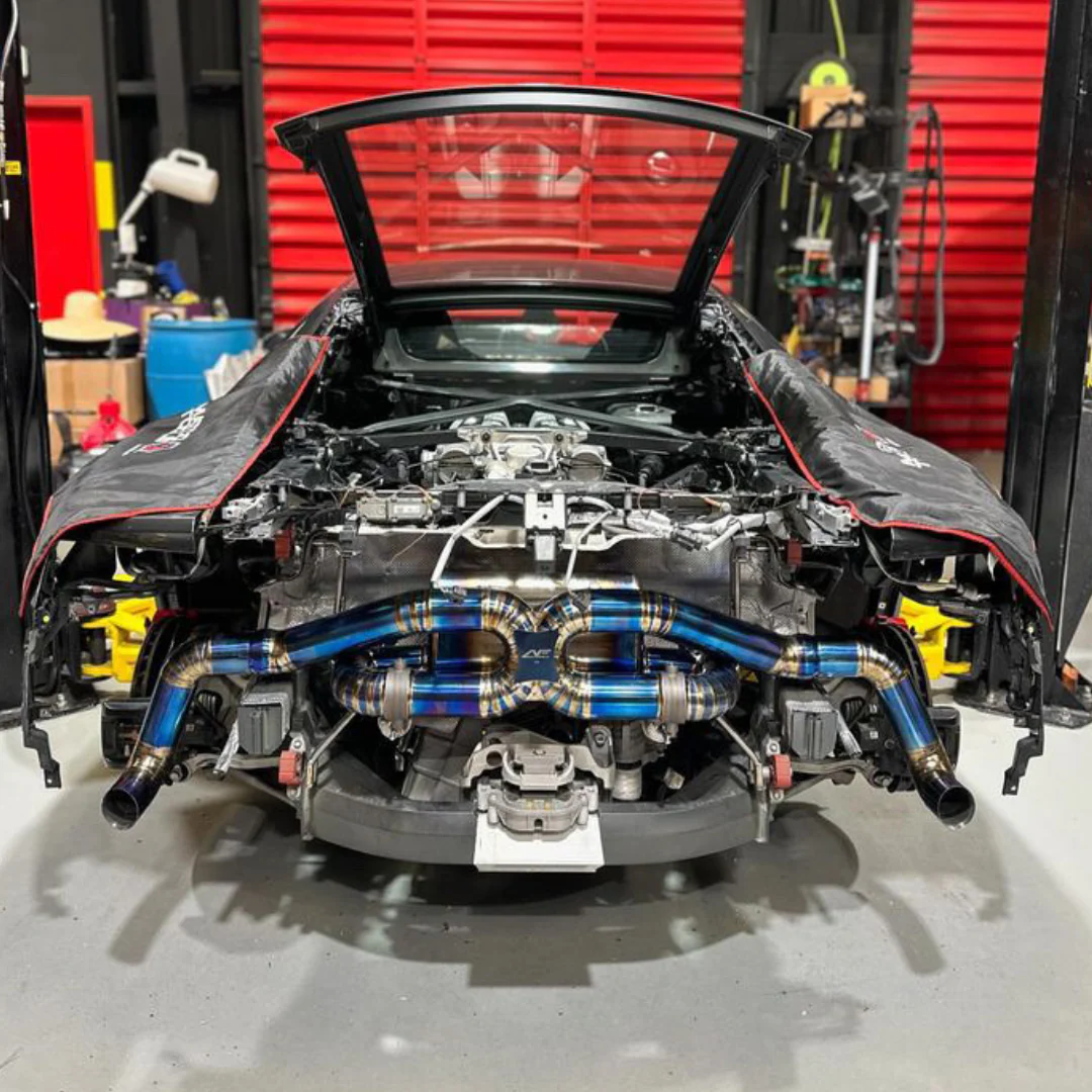 2017 - 2023 Audi R8 Titanium AFD F1 Exhaust System - Image 2
