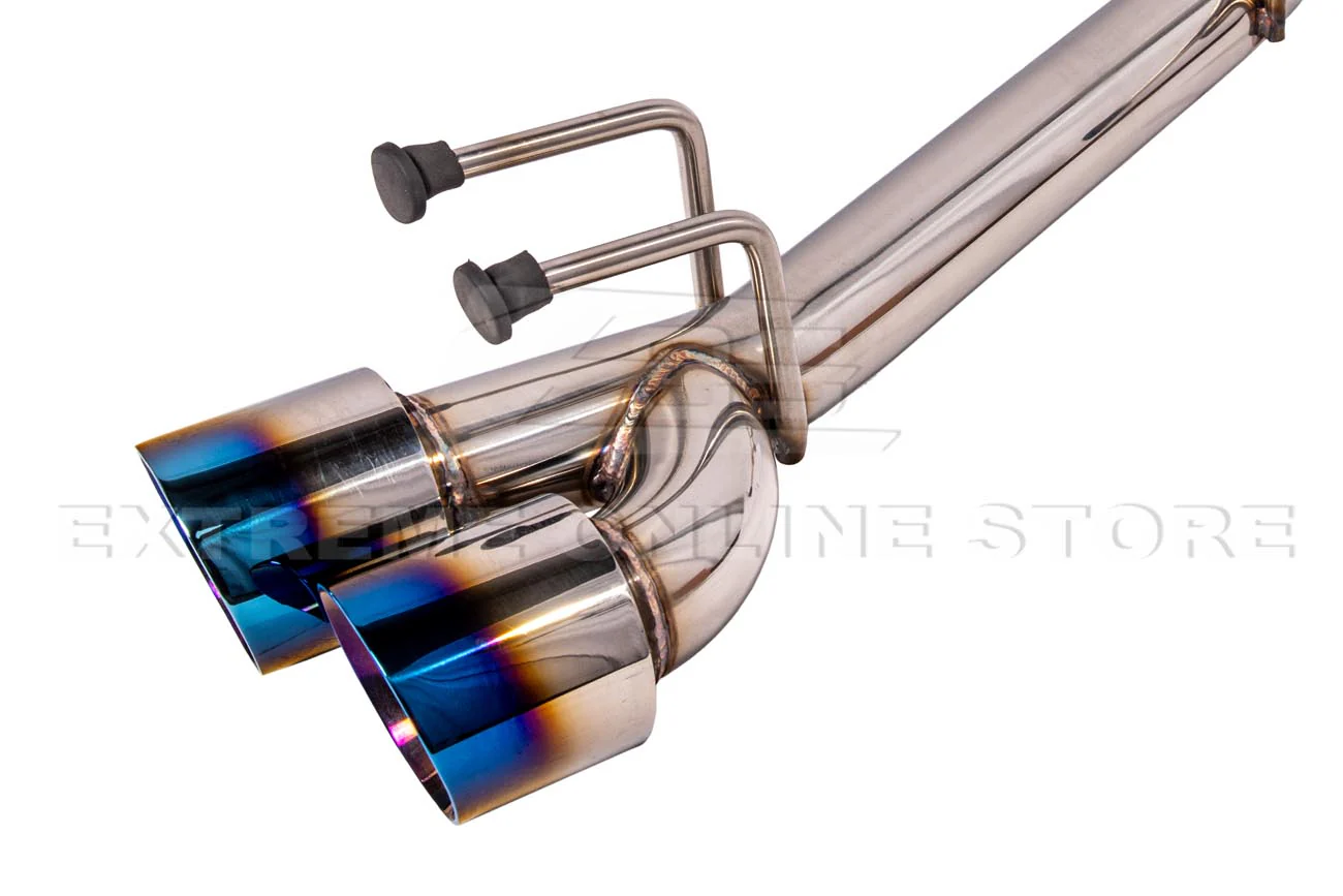2018-2024 Toyota Camry SE Muffler Delete Single Exit Axle Back Dual Tips Exhaust - Image 10