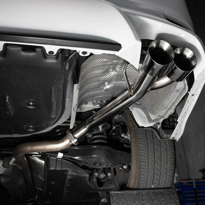 2018-2024 Toyota Camry SE Muffler Delete Single Exit Axle Back Dual Tips Exhaust - Image 2