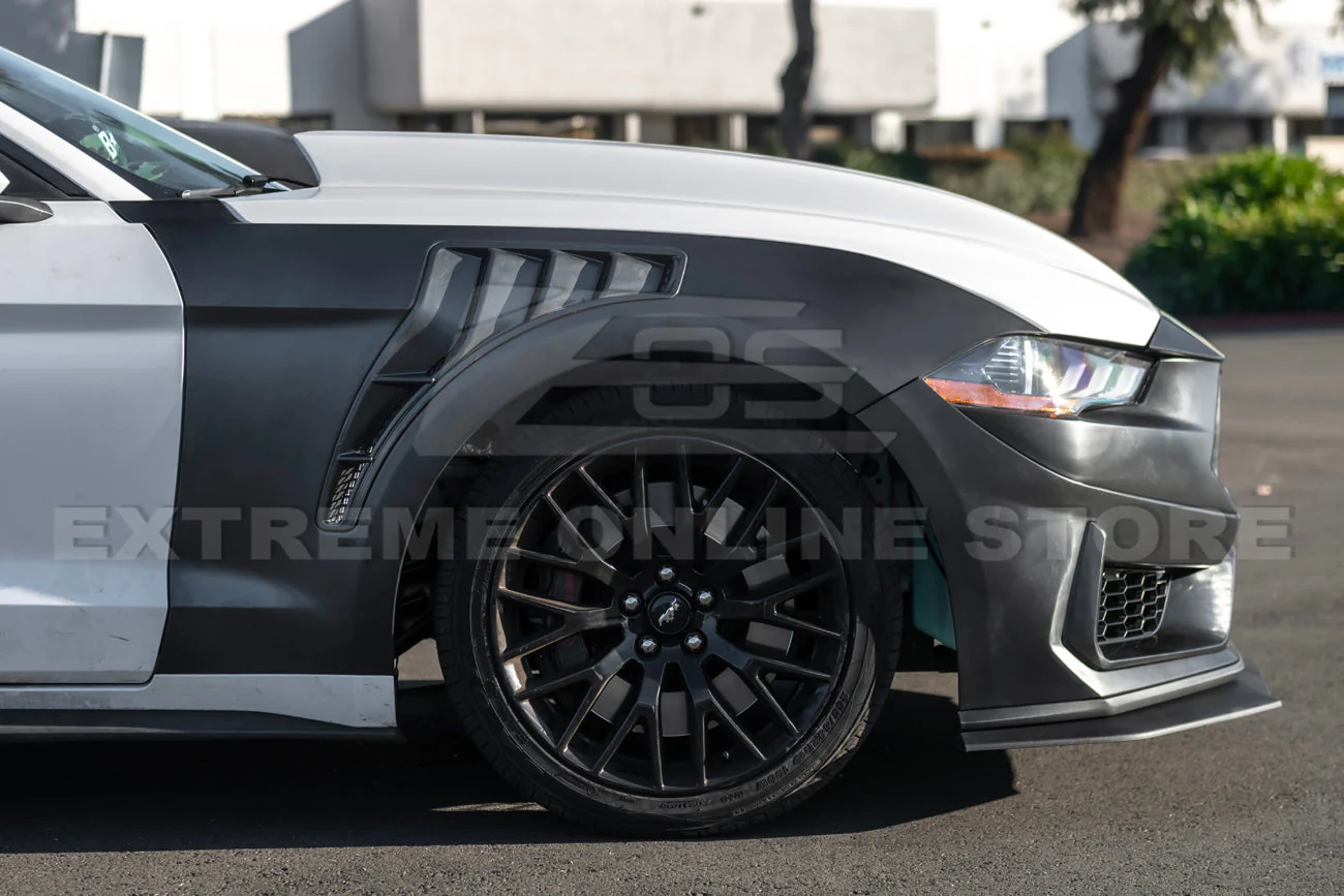 2015-23 Ford Mustang Dark Horse Conversion Bumper Kit - Image 6