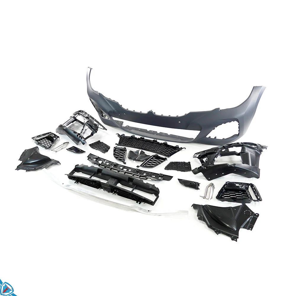2019-2022 BMW Pre-LCI 3 Series (G20) M Sport (M340i) Style Front Bumper Conversion Kit - Image 3