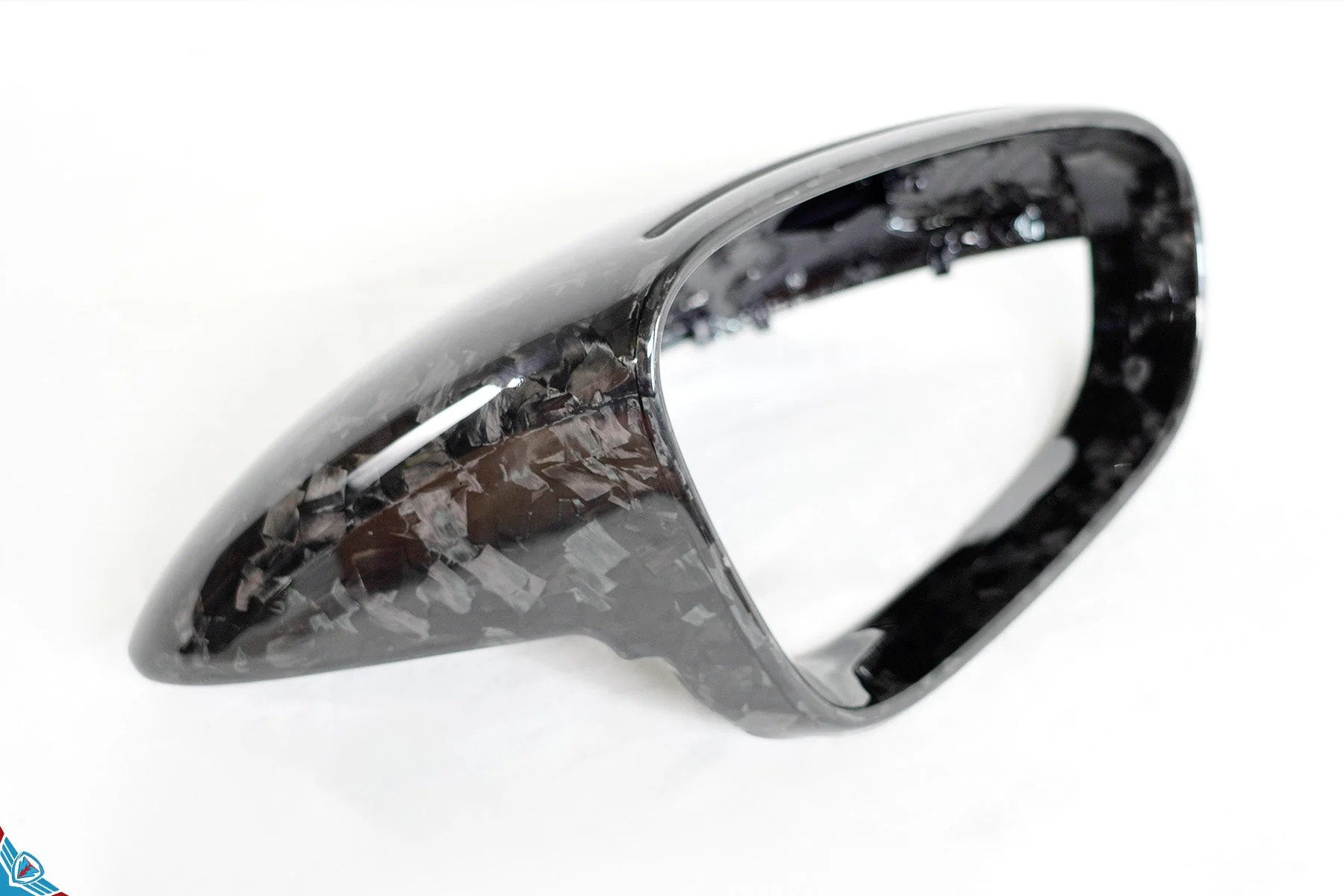 2019+ Porsche Taycan Genuine Dry Carbon Fiber Mirror Covers | FYBR Aerodynamics - Image 3