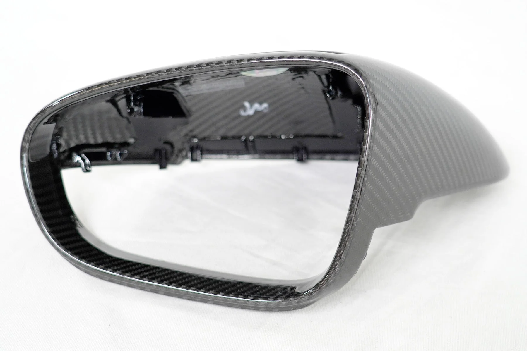 2019+ Porsche Taycan Genuine Dry Carbon Fiber Mirror Covers | FYBR Aerodynamics - Image 8