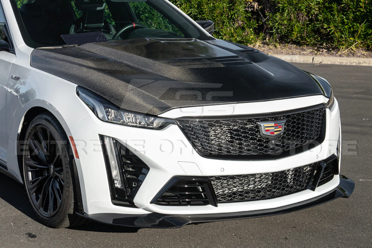 2022-24 Cadillac CT5-V Blackwing Sedan Front Lip Splitter - Image 6