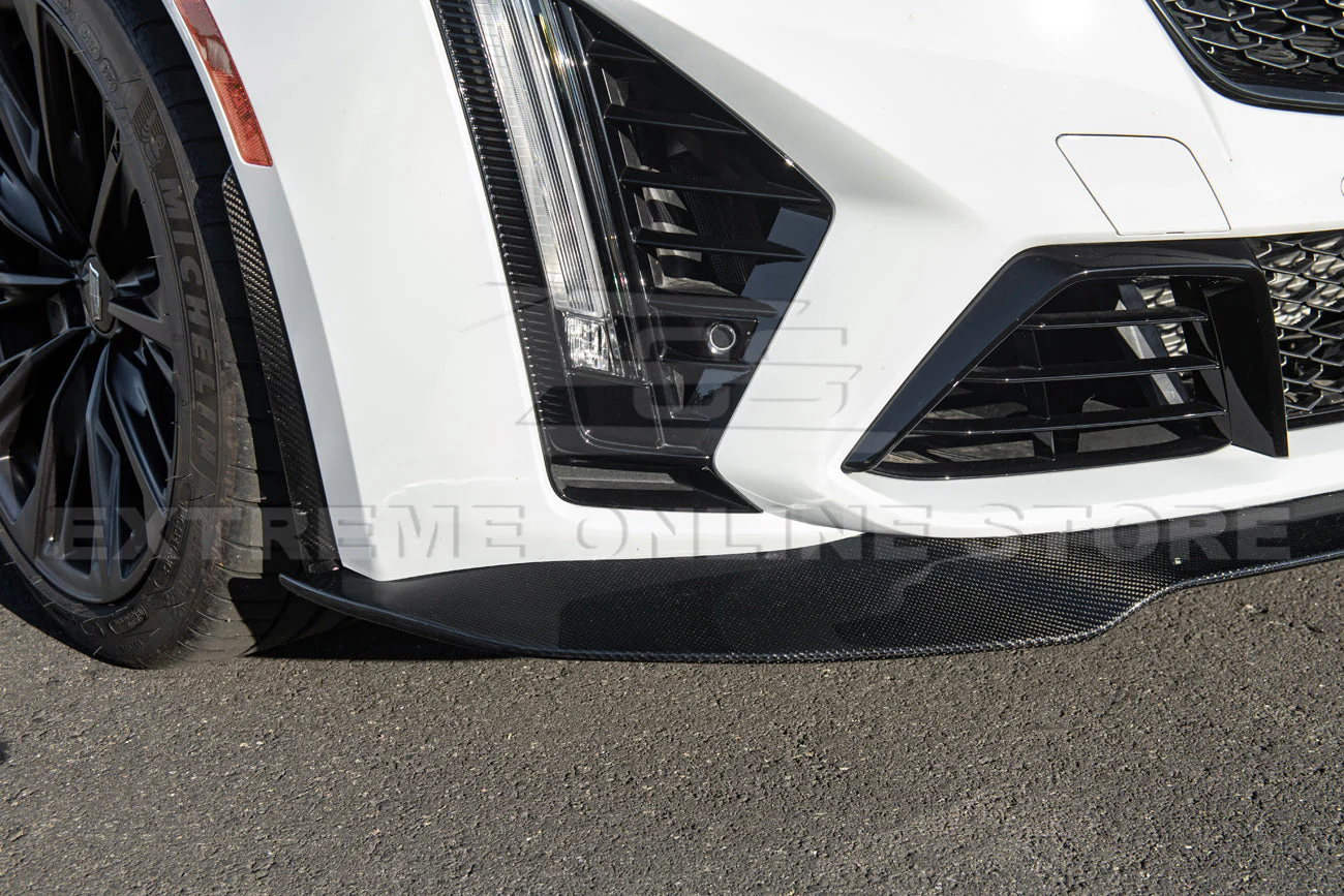 2022-24 Cadillac CT5-V Blackwing Sedan Front Lip Splitter - Image 7