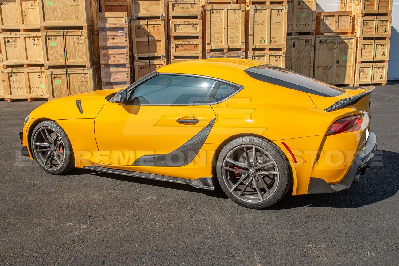 2020-Up Toyota Supra A90 CF Edition Side Skirts - Image 4