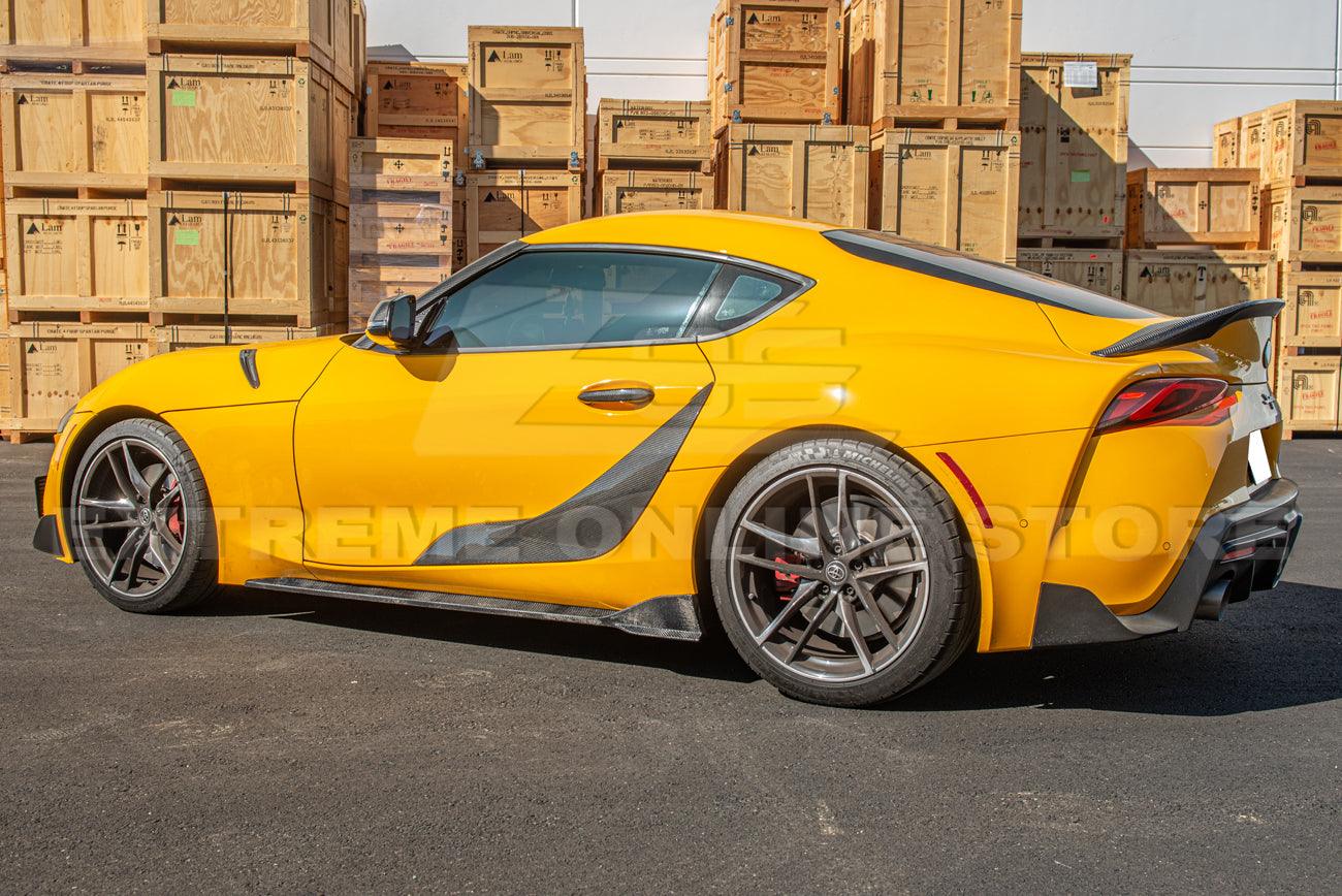 2020-Up Toyota Supra A90 CF Edition Side Skirts - Image 6