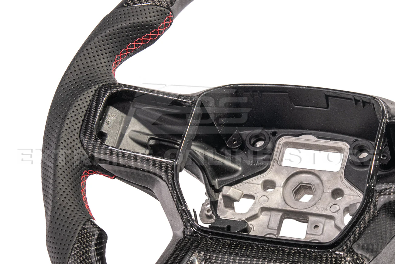 2021+ Ford F-150 Carbon Fiber Steering Wheel - Image 4