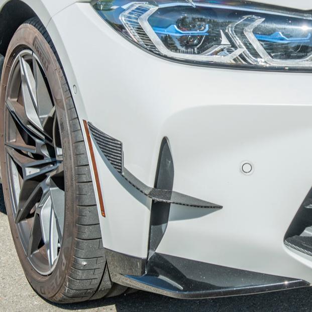 2021-Up BMW G80 M3 G82 G83 M4 Front Bumper Canard Splitter - Image 2