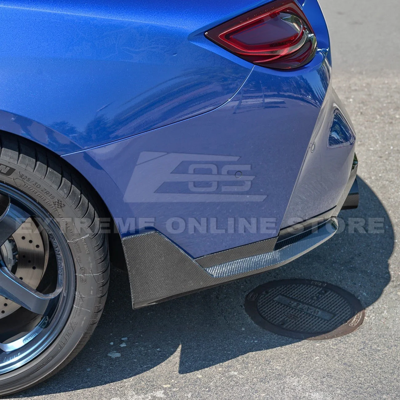 2021-Up BMW G82 G83 M4 M-Performance Rear Apron Lip Splitter - Image 5