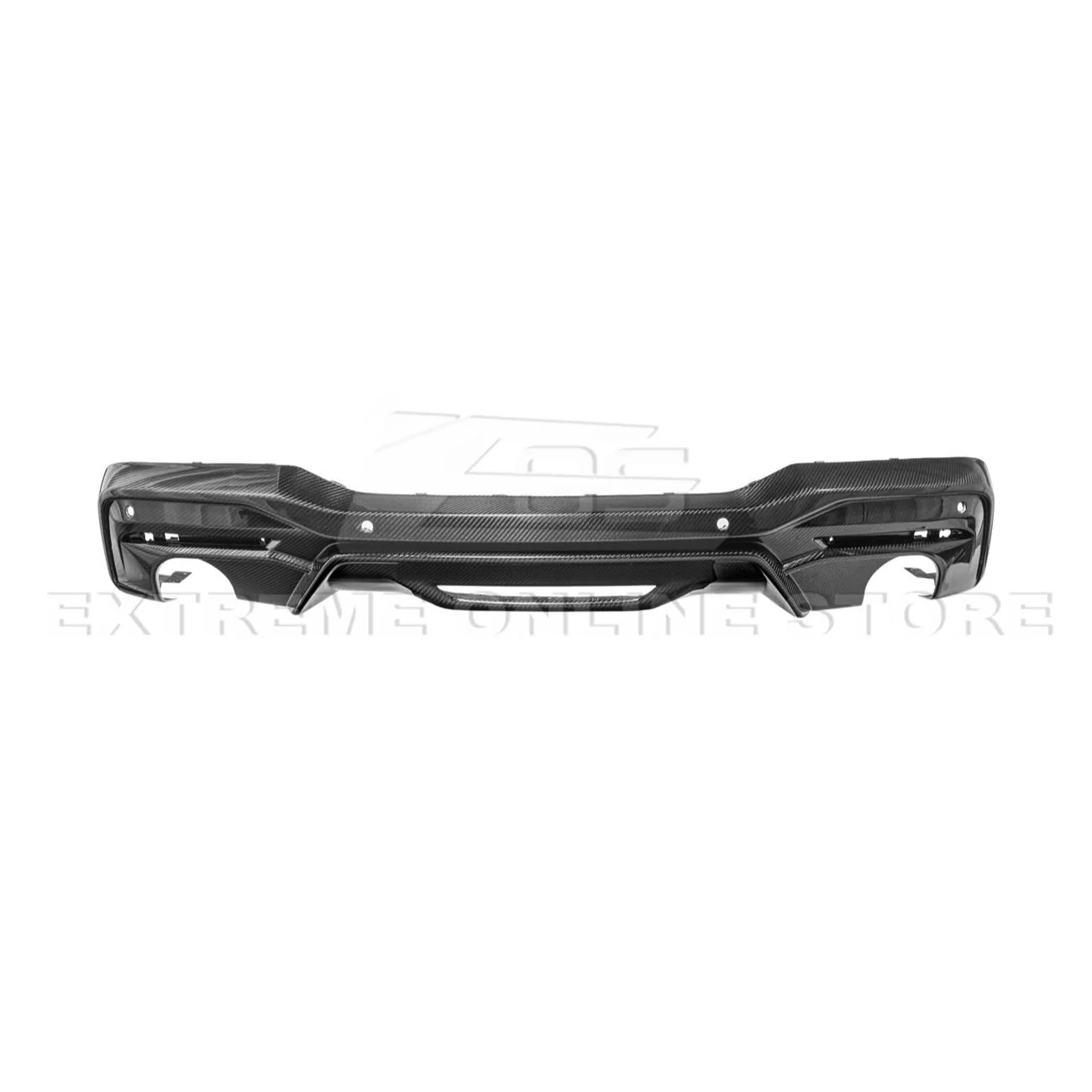 2024+ Ford Mustang GT Style Dry Carbon Fiber Rear Bumper Diffuser - Image 16