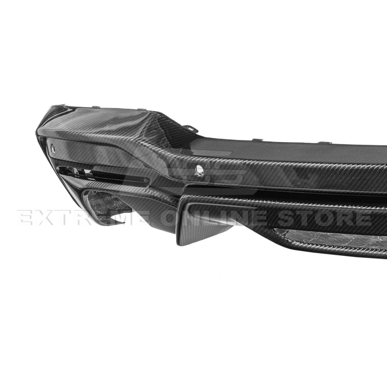 2024+ Ford Mustang GT Style Dry Carbon Fiber Rear Bumper Diffuser - Image 19