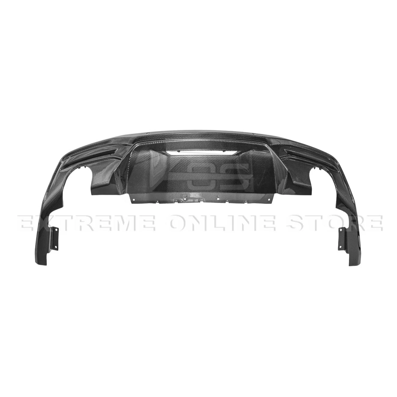 2024+ Ford Mustang GT Style Dry Carbon Fiber Rear Bumper Diffuser - Image 22
