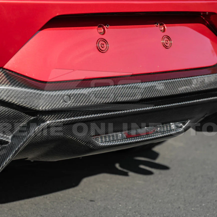 2024+ Ford Mustang GT Style Dry Carbon Fiber Rear Bumper Diffuser - Image 37