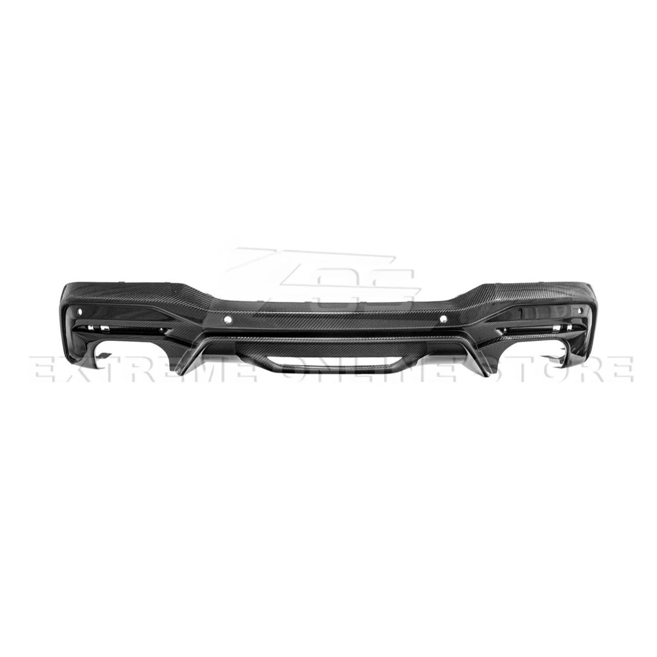 2024+ Ford Mustang GT Style Dry Carbon Fiber Rear Bumper Diffuser - Image 39