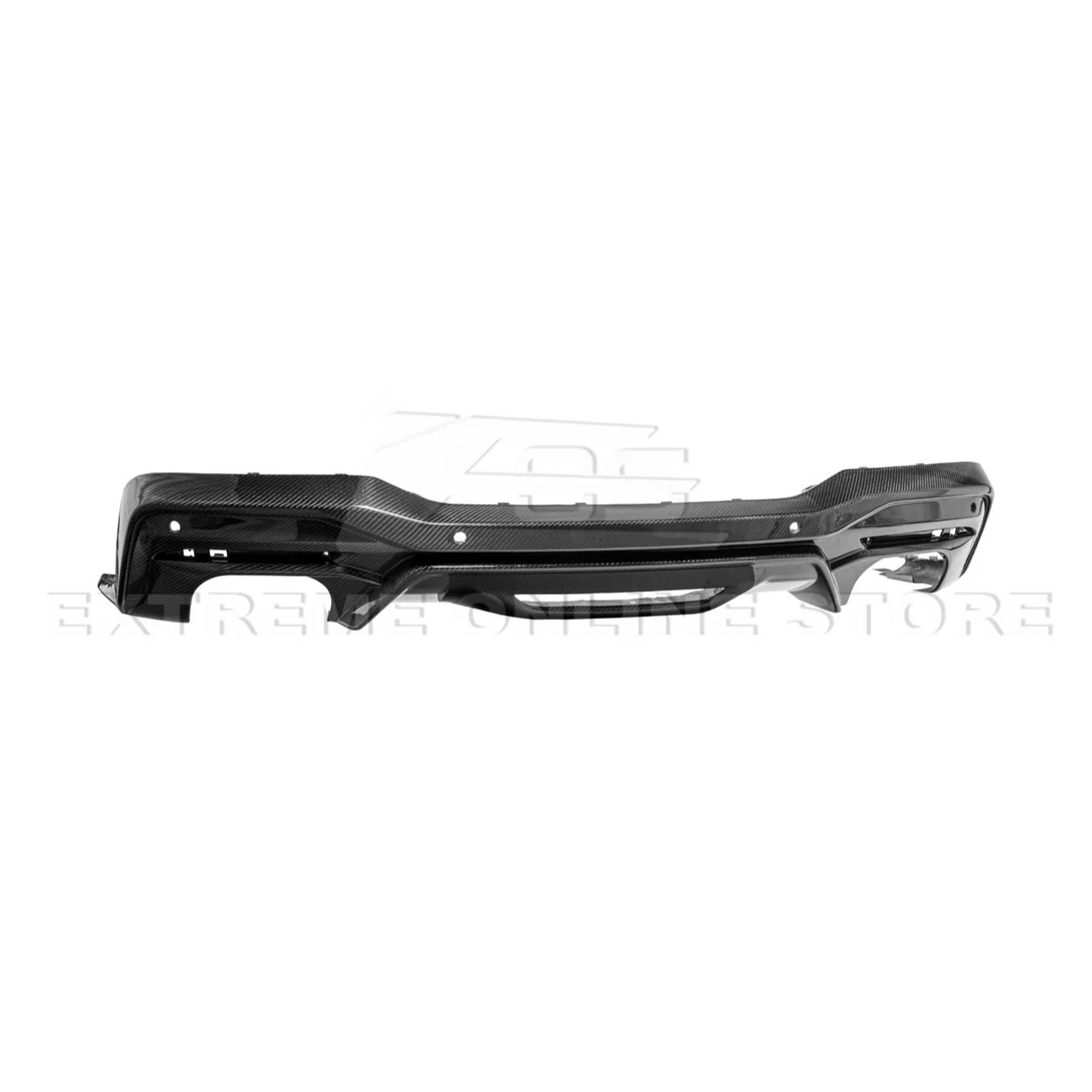 2024+ Ford Mustang GT Style Dry Carbon Fiber Rear Bumper Diffuser - Image 40