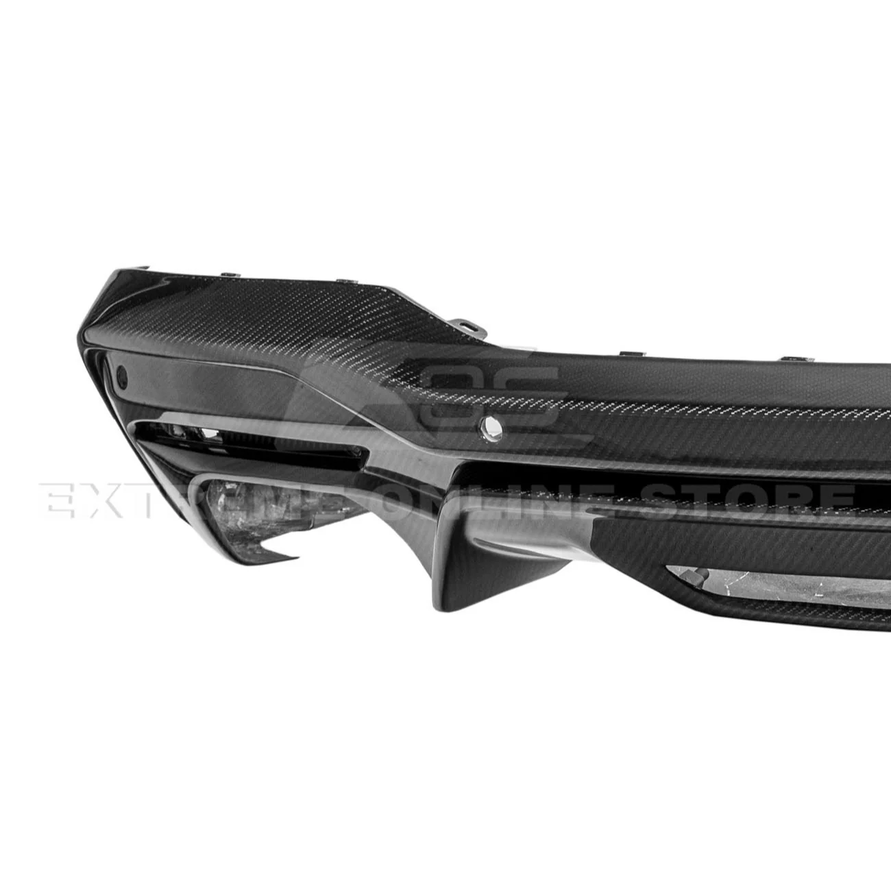 2024+ Ford Mustang GT Style Dry Carbon Fiber Rear Bumper Diffuser - Image 43