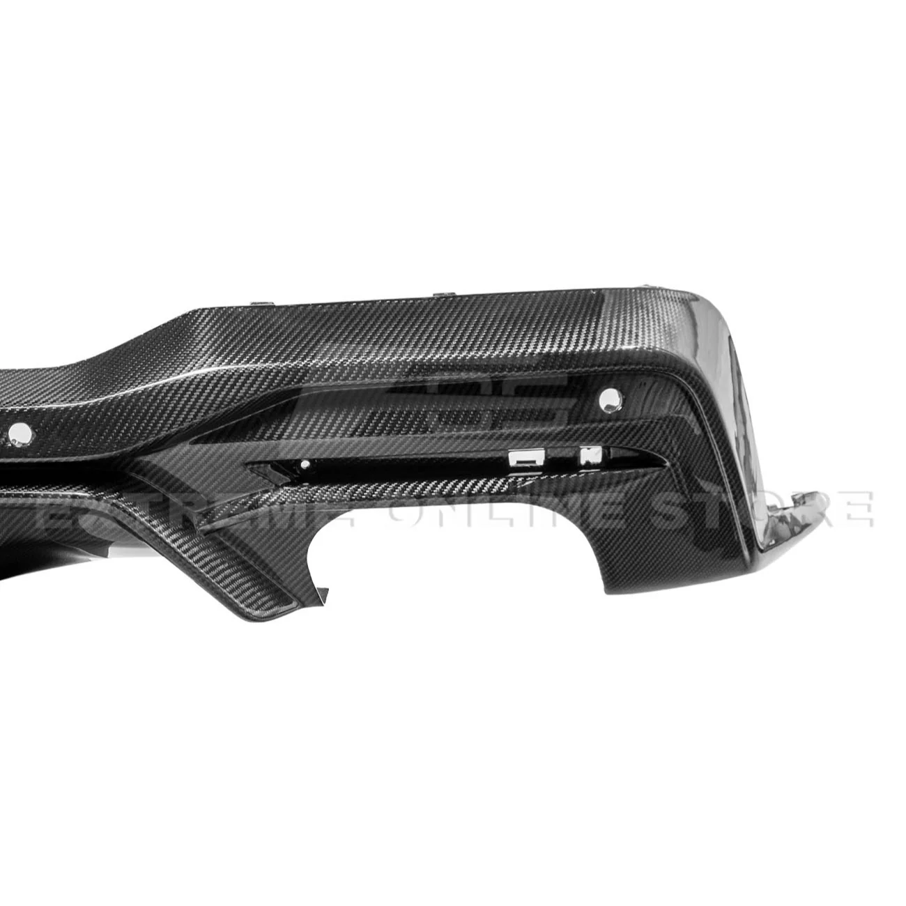 2024+ Ford Mustang GT Style Dry Carbon Fiber Rear Bumper Diffuser - Image 45