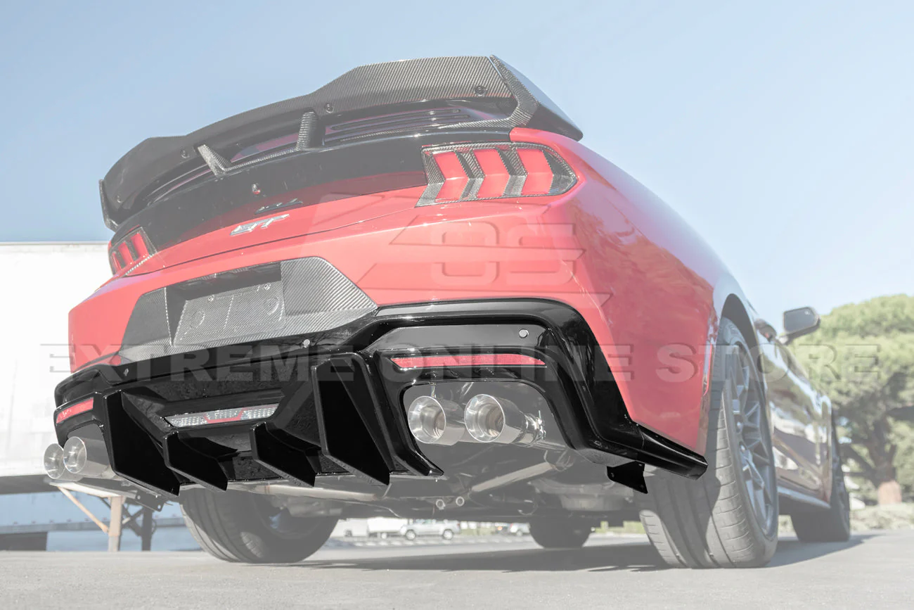 2024+ Ford Mustang V3 Rear Bumper Diffuser - Image 14