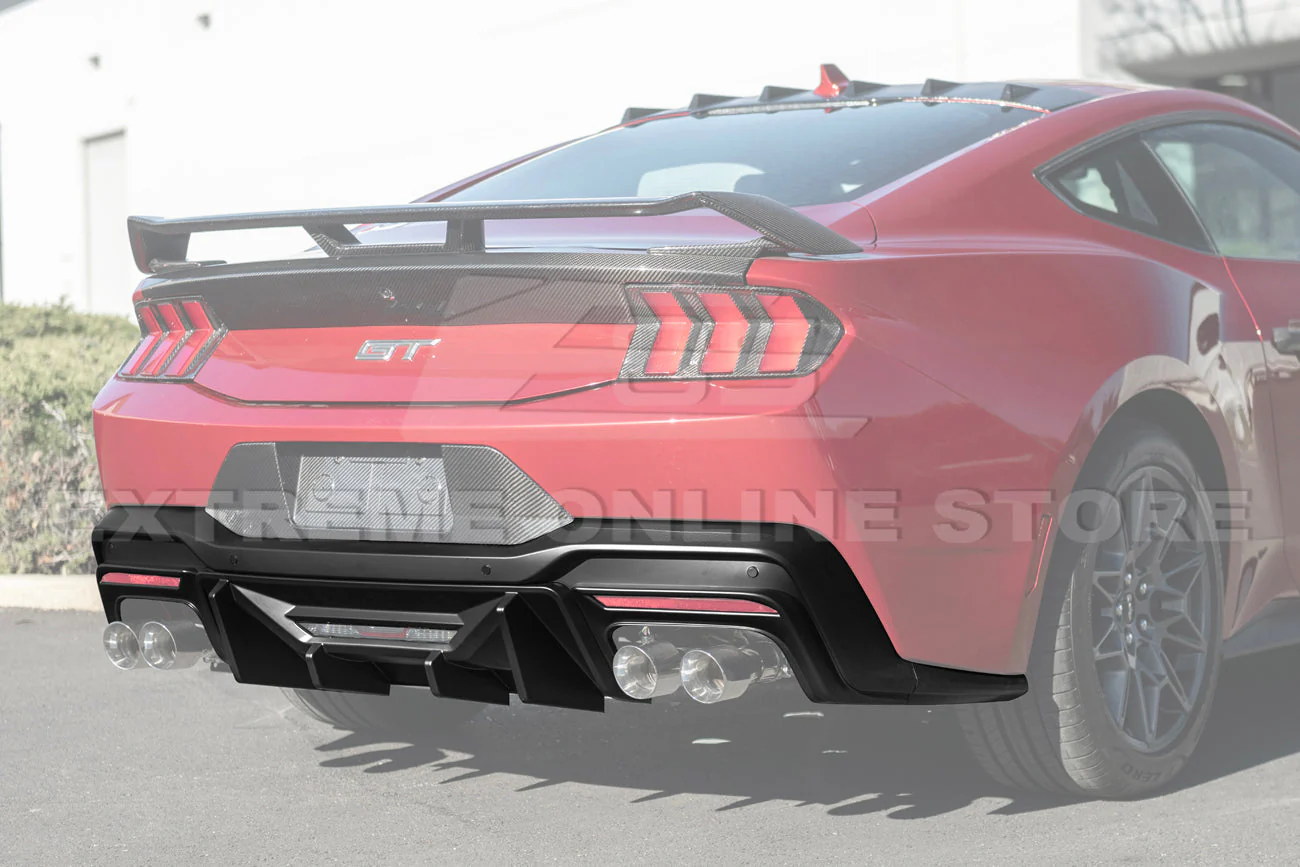 2024+ Ford Mustang V3 Rear Bumper Diffuser - Image 6