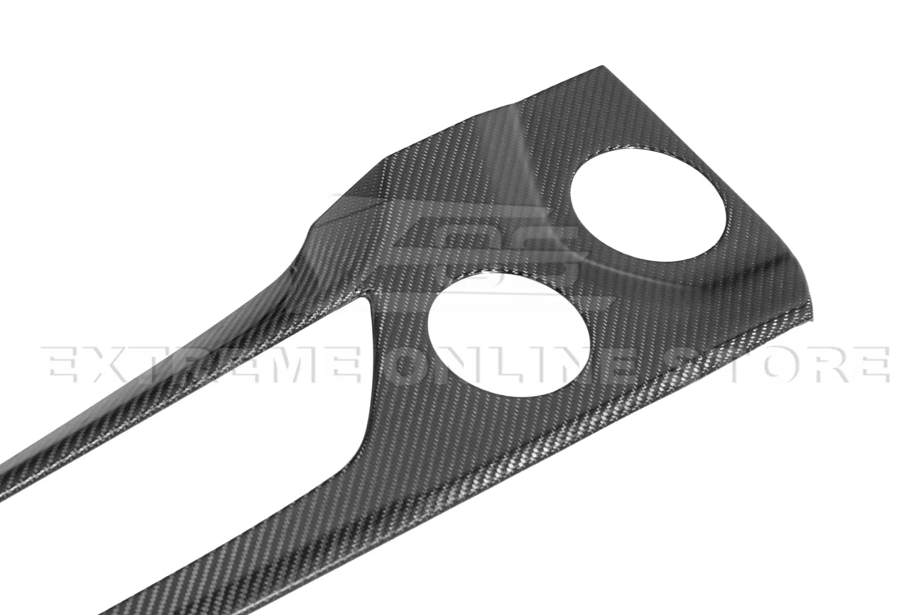 2024-Up Ford Mustang DRY CARBON FIBER Door Speaker Panel Trim Cover - Image 13