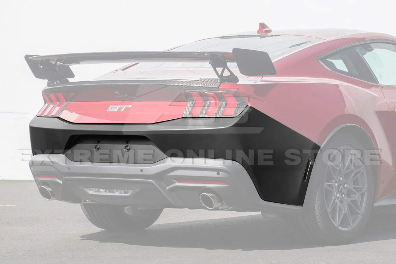 2024+ Ford Mustang Primed Black Rear Bumper Cover - Image 7
