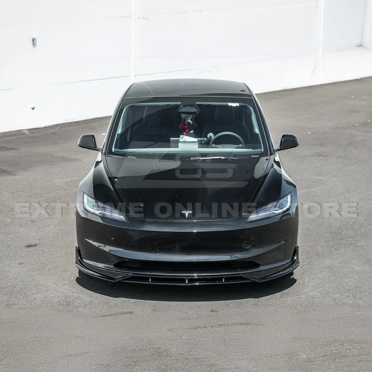 2024-Up Tesla Model 3 Track Style Front Lip Splitter - Image 6