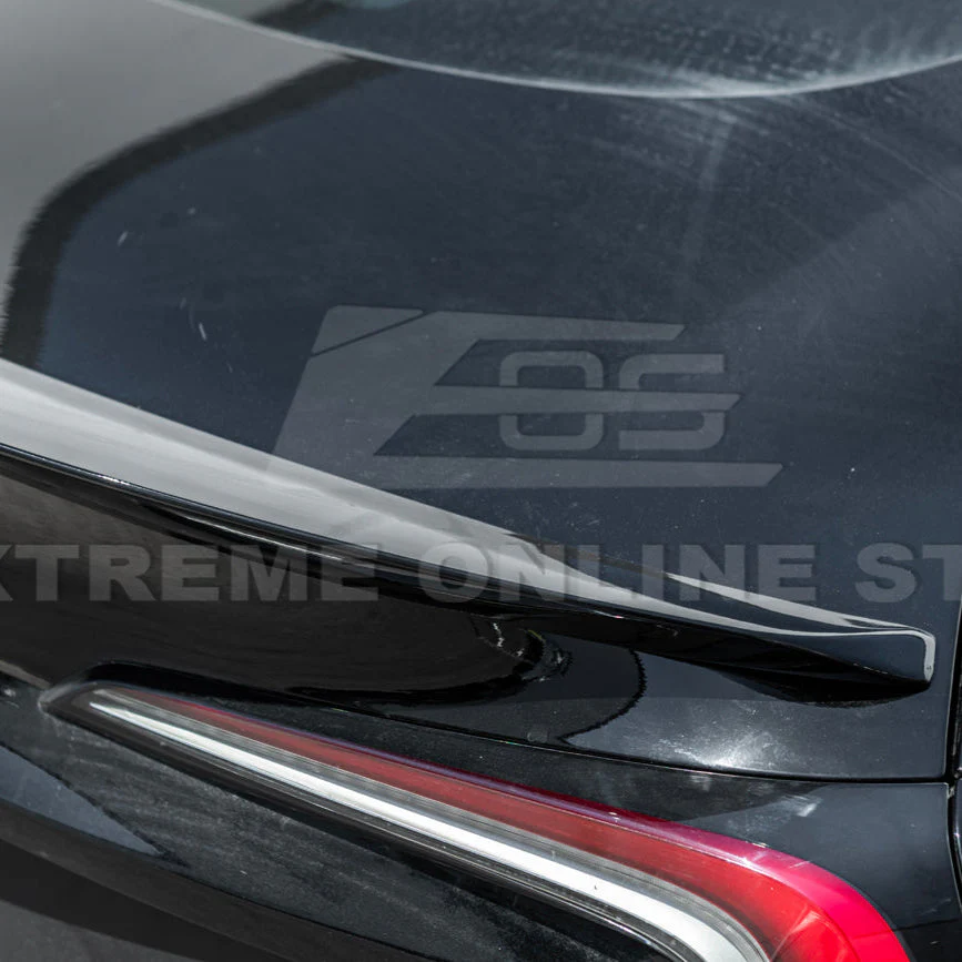 2024-Up Tesla Model 3 Track Style Rear Trunk Wing Spoiler - Image 13
