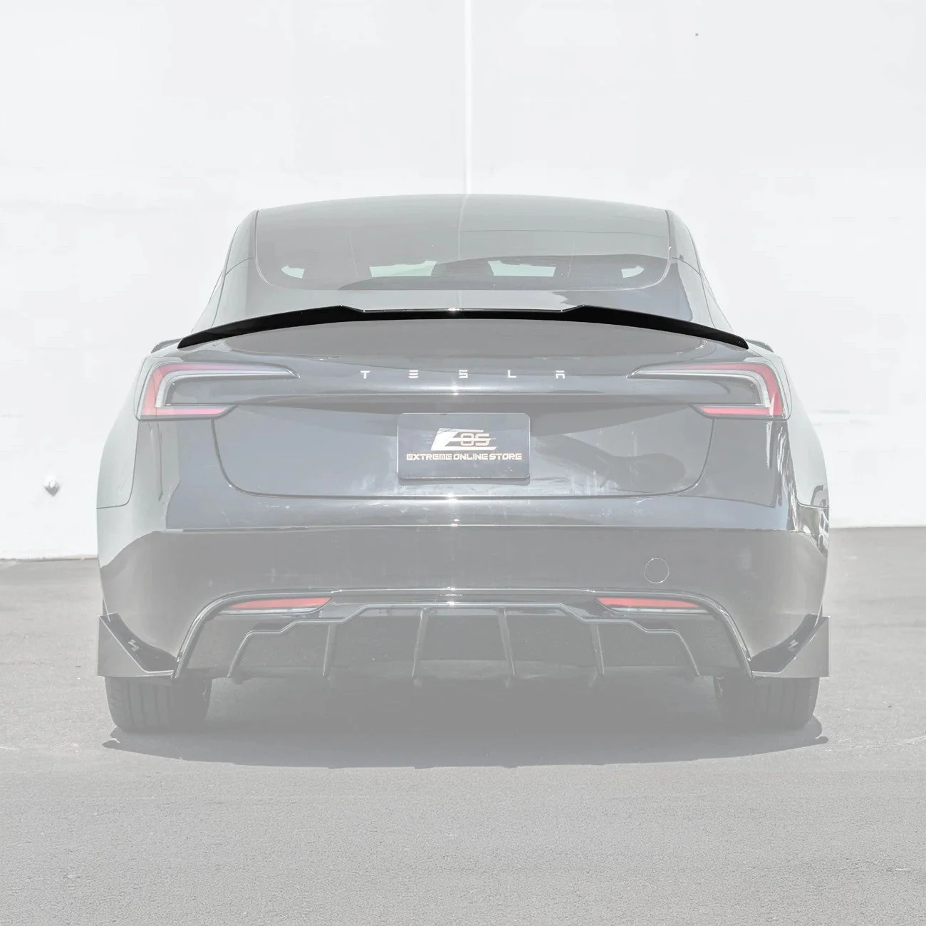 2024-Up Tesla Model 3 Track Style Rear Trunk Wing Spoiler - Image 2