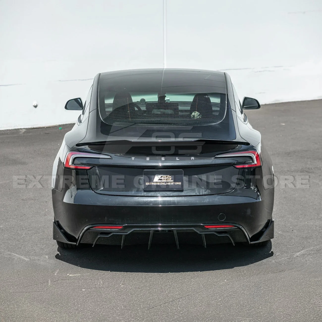 2024-Up Tesla Model 3 Track Style Rear Trunk Wing Spoiler - Image 7