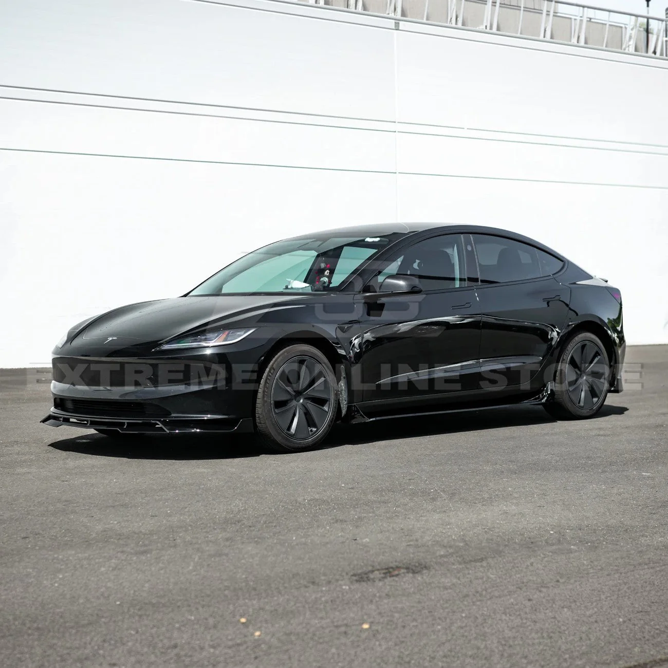 2024-Up Tesla Model 3 Track Style Side Skirts Rocker Panel - Image 3