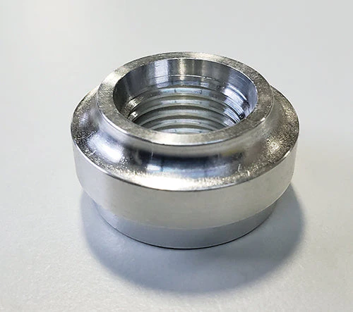 -20AN Female Weld Bung - 6061 Aluminum - Image 2