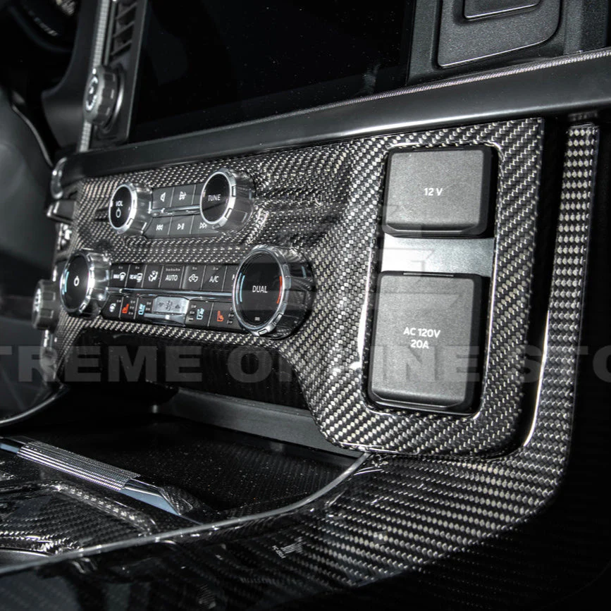 2021-Up Ford F-150 Center AC Radio Control Panel Cover - Image 3