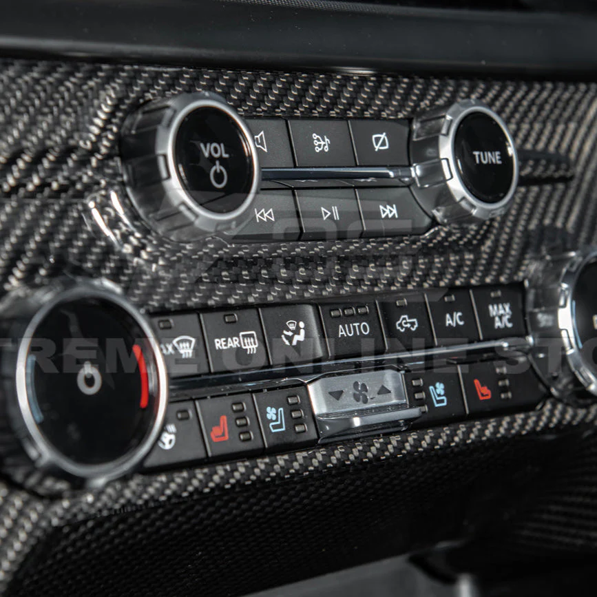 2021-Up Ford F-150 Center AC Radio Control Panel Cover - Image 8