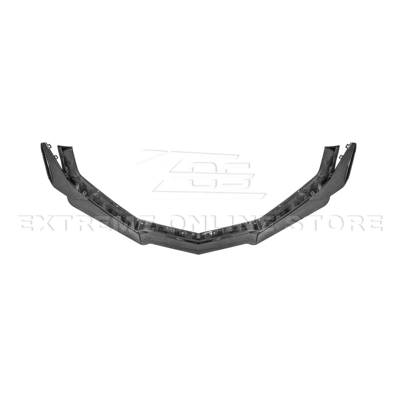 Corvette C8 Z06 / E-Ray DRY CARBON FIBER Front Splitter & Canards [Z07 Extended Package] - Image 23