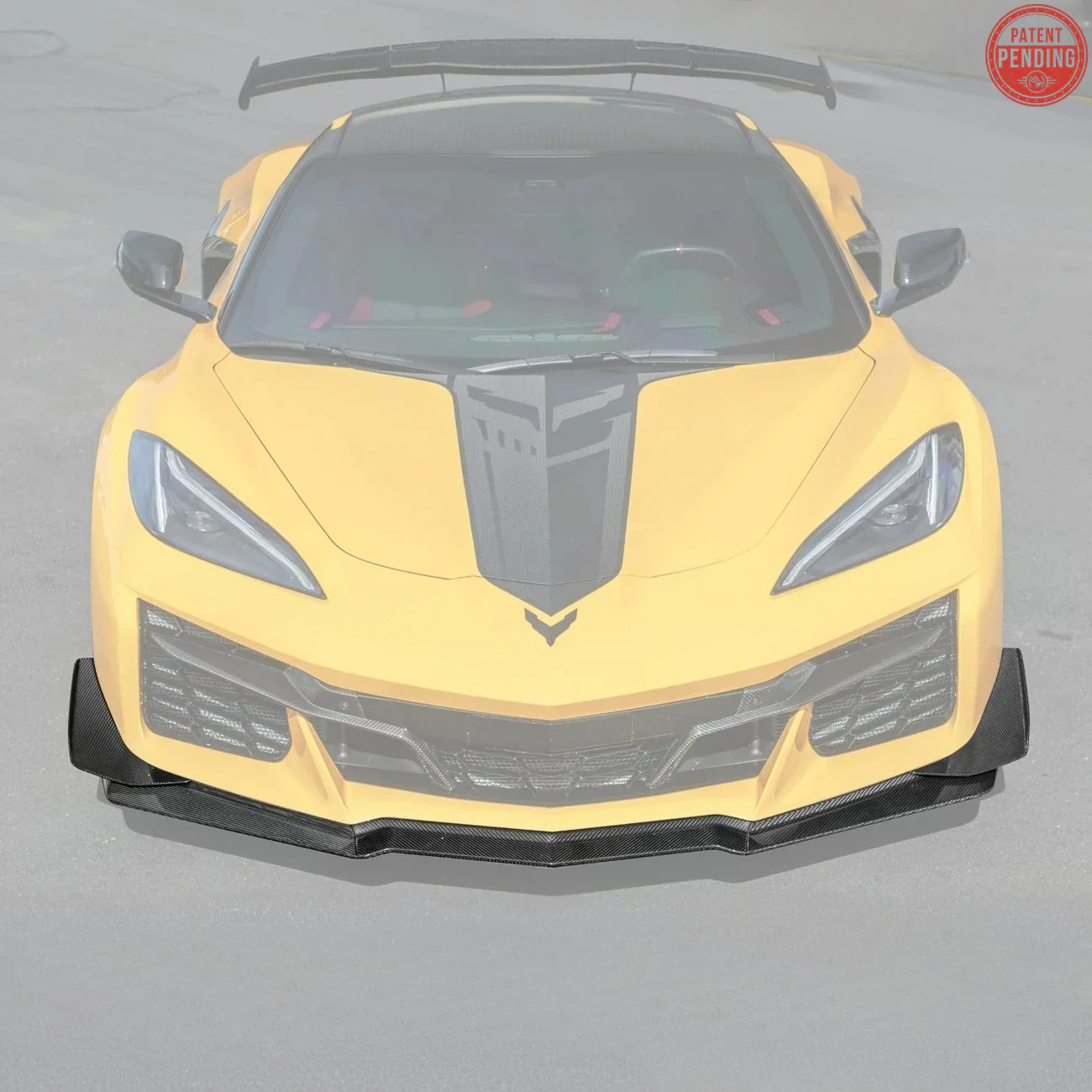 Corvette C8 Z06 / E-Ray DRY CARBON FIBER Front Splitter & Canards [Z07 Extended Package] - Image 3