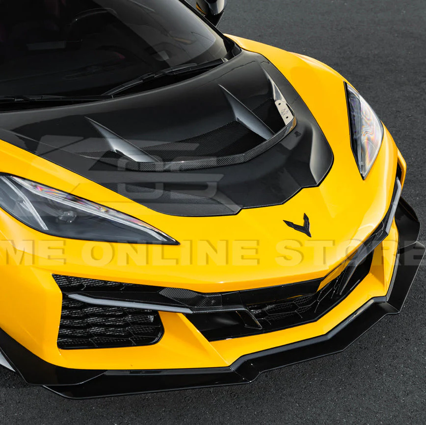 Corvette C8 Z06 / E-Ray DRY CARBON FIBER Front Splitter & Canards [Z07 Extended Package] - Image 35