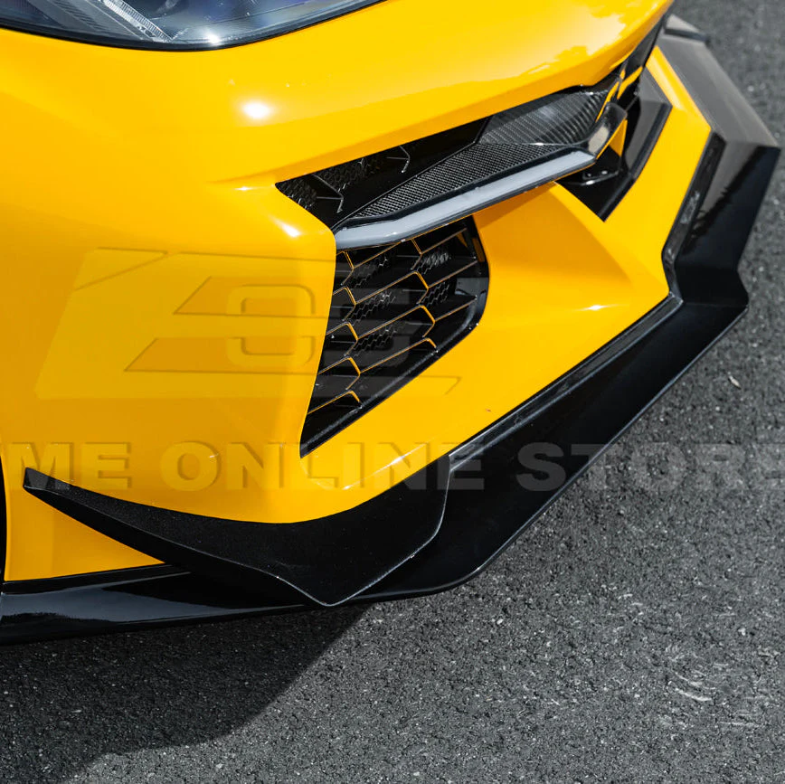 Corvette C8 Z06 / E-Ray DRY CARBON FIBER Front Splitter & Canards [Z07 Extended Package] - Image 42