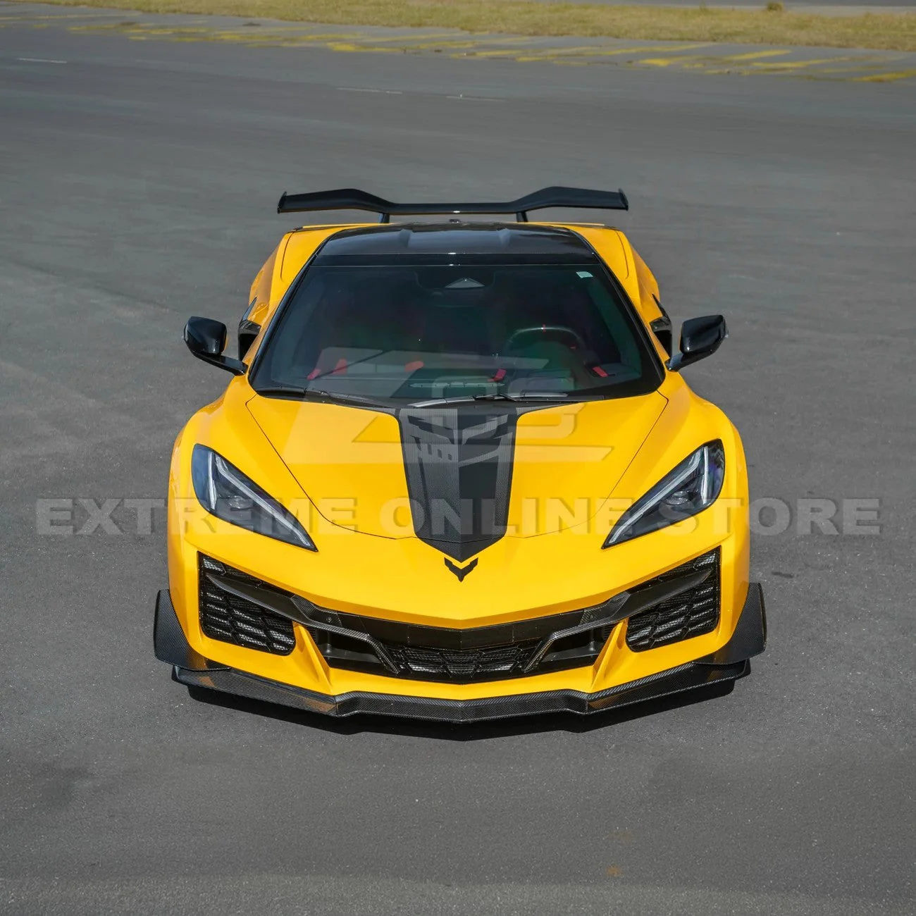 Corvette C8 Z06 / E-Ray DRY CARBON FIBER Front Splitter & Canards [Z07 Extended Package] - Image 7