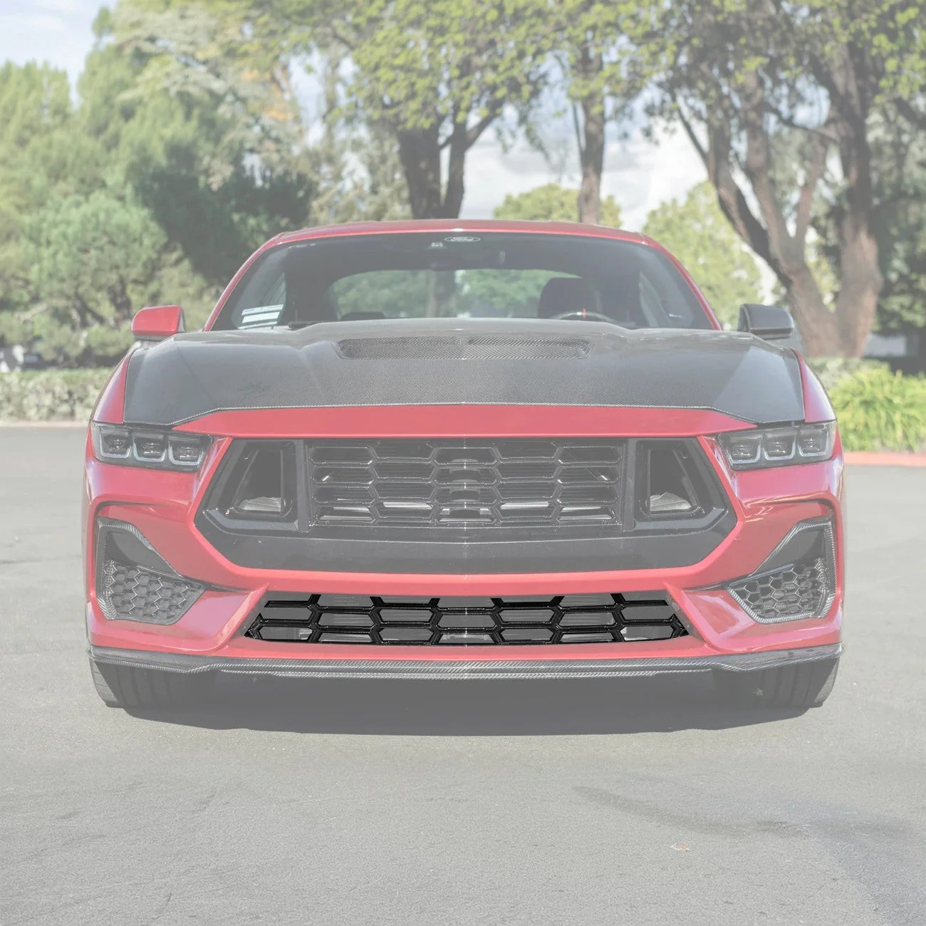 2024+ Ford Mustang Dark Horse Style Front Grille Insert - Image 10