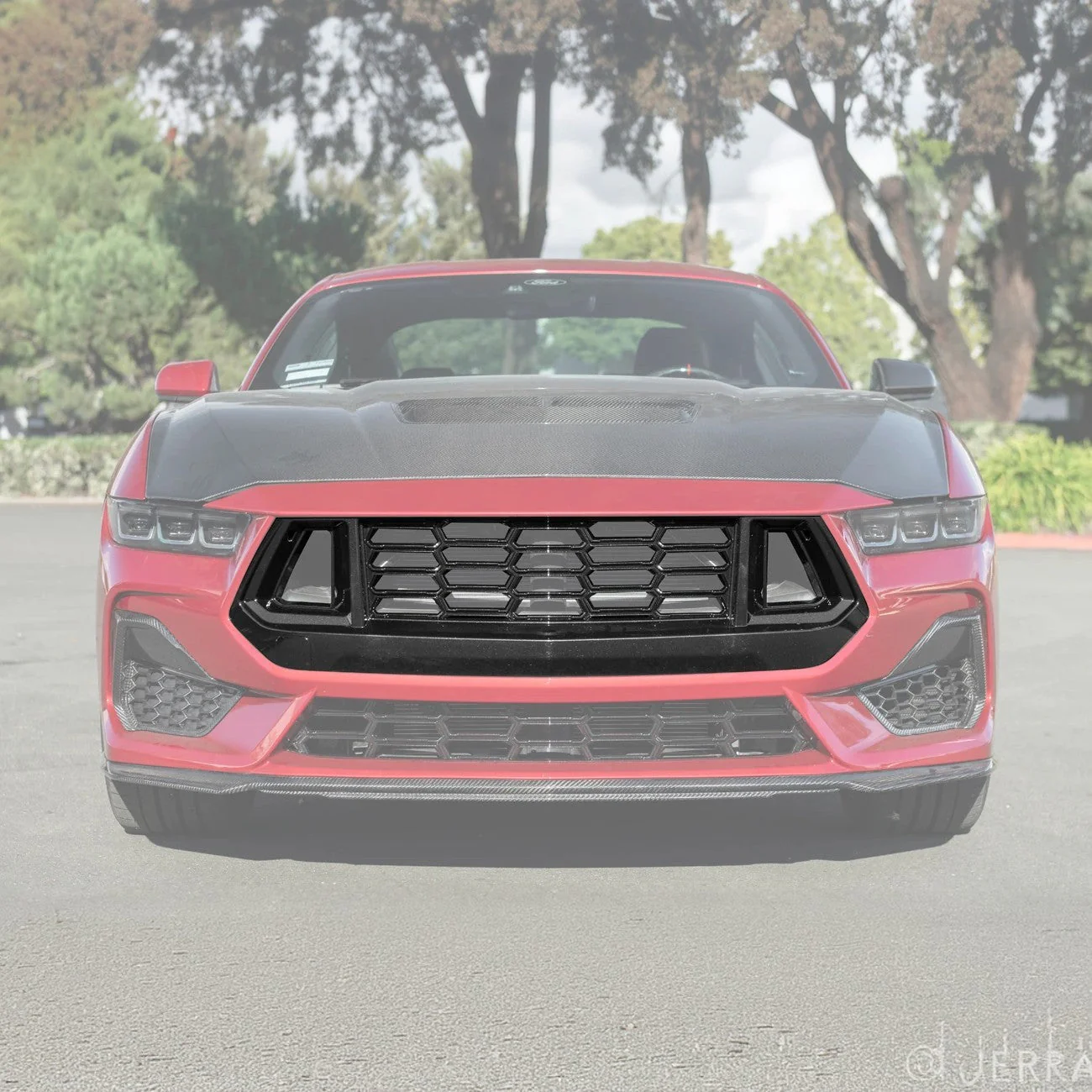 2024+ Ford Mustang Dark Horse Style Front Grille Insert - Image 28