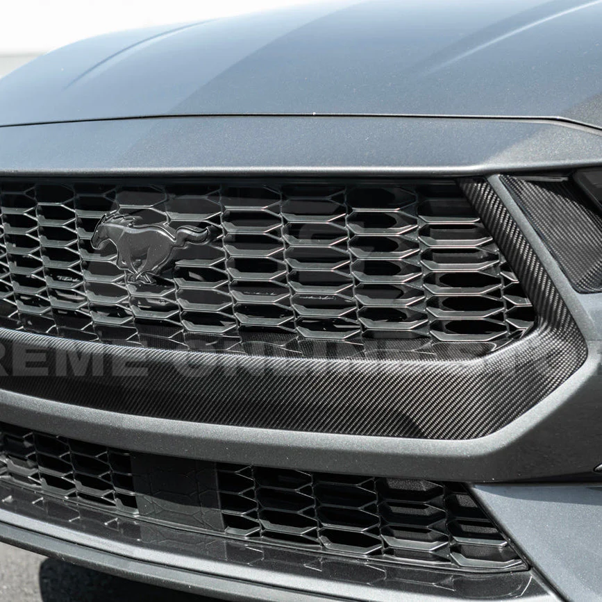 2024-Up Ford Mustang Center Grille Lower Trim Frame - Image 11